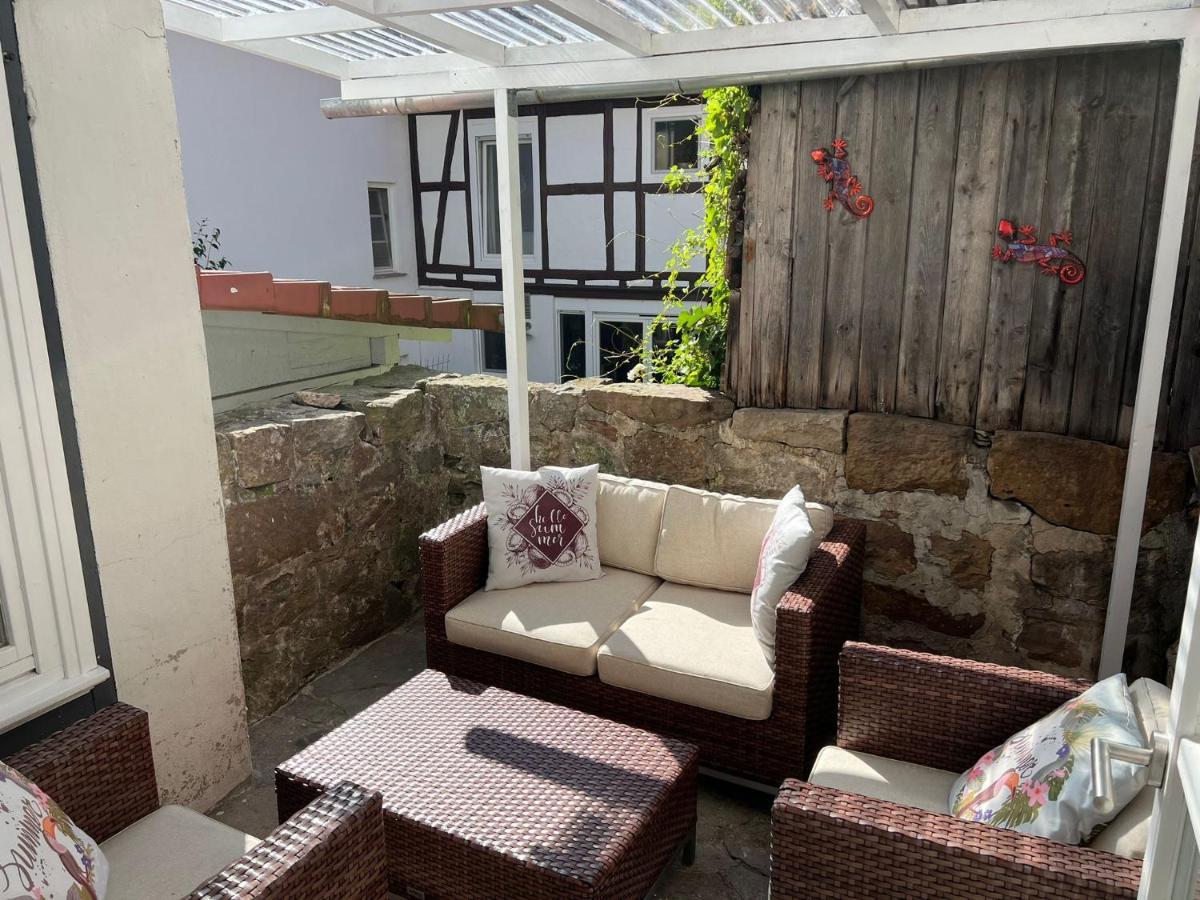 Ferienwohnung Burgsitz Spangenberg Bagian luar foto